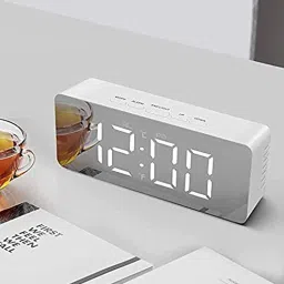 jyoresha Digital White Clock image 3