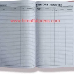 himatlal press VISITOR REGISTER VISITOR BOOK 2800 ENTRIES QUALITY PAGES ENTRY REGISTER 0-Part 0 image 2