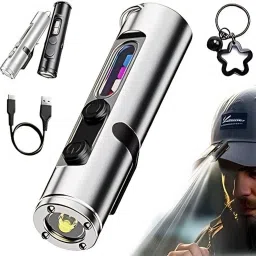 harikaran Multipurpose Emergency Light with 7 Lighting Modes with Inbuilt Lighter 2 hrs Torch Emergency Light image 1