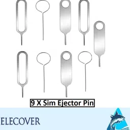 ELECOVER 6pcs Mobile Sim Ejector pin Tools Tray Holder Opener Sim Adapter Sim Adapter Sim Adapter image 2
