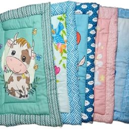 New Born Baby Cotton Bed Mattress,Godari,Sleeping Mattress Unique Design PACK-5 baby mattress Digital print-image-6
