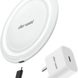 eller santé 15W Wireless Charger + 20W PD Adapter, MONTCLAD SERIES Fast charging pad Charging Pad-25