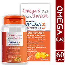 Omega 3 1000mg Softgel Capsules – EPA DHA Rich Formula for Heart and Brain Care-image-90