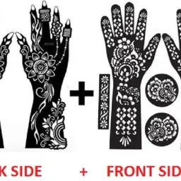 Mehendi stencil bridal, Mehendi Design Sticker Stencil Model No 224-image-40