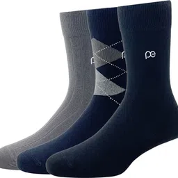 peter england Men Solid Mid-Calf/Crew-picture-33
