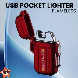 Explorer USB Rechargeable (Cigaratte Lighter)Windproof Flameless ARC LighterK196 Explorer USB Rechargeable (Cigaratte Lighter)Windproof Flameless ARC LighterK196 Pocket Lighter-image-89