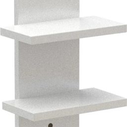 Floating Wall Mounting Shelves for Living Room, Bedroom, Kitchen & Home Decor Particle Board, Stainless Steel Wall Shelf-image-20