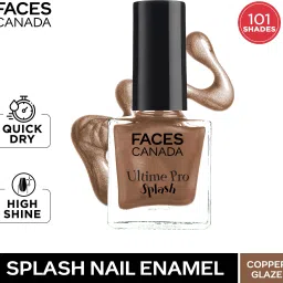 Ultime Pro Splash Nail Enamel | Glossy | Quick Drying | Long Lasting | 8ml, Copper Glaze 57-image-7