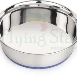 Heavy-Duty Stainless Steel Feeding Bowl for Pets–Non-Tip,Hygienic,Noiseless Base Stainless Steel Pet Bowl-image-82