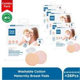 meemee Cotton Washable Maternity 3 Nursing Breast Pad-picture-20