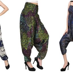 Printed Rayon, Cotton Women Harem Pants-image-55