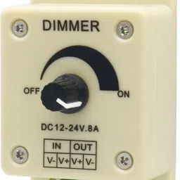 Switch Dimming Brightness Controller for LED Strip Light Dimmer 12 V to 24v 8A 8 A Rotary Dimmer-16