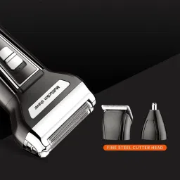 KUBRA PRO 3 in 1 Multipurpose Trimmer & Shaver Rechargeable Cordless Grooming Kit 45 min Runtime 3 Length Settings image 2