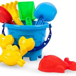 Sand Game Castle Building Plastic Beach Toy Set for Kids-5
