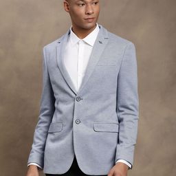 turtle Men Solid Single Breasted Casual Blazer-picture-24