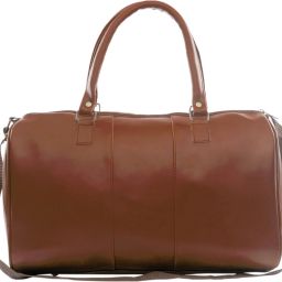 50 L Gym Duffel Bag - Duffle Bag with Shoe Pocket for Travel/Leatherette Weekender Travel Duffle - Brown-image-30