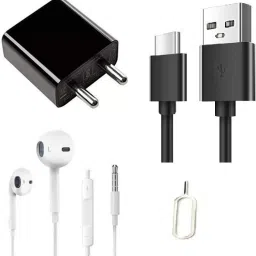 Wall Charger Accessory Combo for PocoX3 / M2 Pro / M2 / X2 / C3 And Redmi note 7 pro, redmi note 8, redmi note 8, redmi 7, mi A2, redmi 7s with TYPE-C CABLE and adapter-48