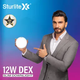 sturlite Dex 12W Round LED Downlight - (Pack of 6) Ceiling Light Ceiling Lamp image 2