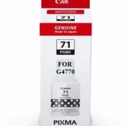 CAN PIXMA CANON G 4770 135ML ORIGINAL SINGLE FUNCTION G 4770 INK TANK PRINTER INK GI71 Black Ink Bottle-10