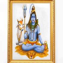 Lord SHIV Golden Photo Religious Frame-image-49