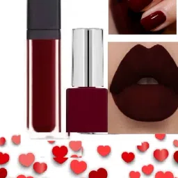 High-Shine Long Lasting Non Toxic Professional Maroon Nail Polish MAROON with maroon lipstick-13