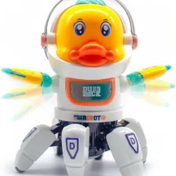 Musical Interactive Duck Toy with Lights and Sounds, Dancing Robot-image-69