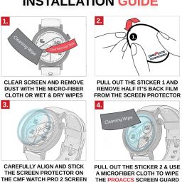 PROACCS Edge To Edge Screen Guard for CMF by NOTHING WATCH PRO 2 image 4