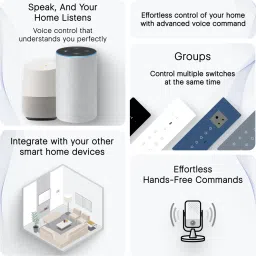 iotics Smart Touch Switch for Curtain Controller, Remote, Mobile App, Alexa & Google Smart Switch image 5