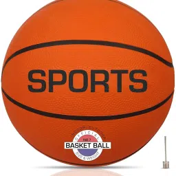 Size 7 Basketball (Airless) Durable Rubber, Non-SlipGrip for Indoor & Outdoor Basketball - Size: 7-25