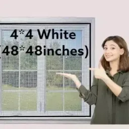 HDPE - High Density Poly Ethylene Adults Washable 4x4 WINDOW NET-0125r Mosquito Net-image-2