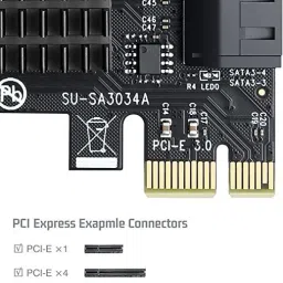Etzin NVIDIA 6 Port SATA 3 PCI Express Expansion Card(EPL-752PC) DDR2 1 GB NVIDIA Chipset 8 bit 60 MHz Graphics Card image 3
