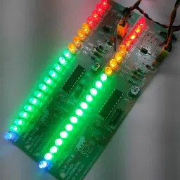 LM3915 Stereo Audio Level Indicator Ready Module Sound Audio Spectrum Analyzer = 2 Pcs ( For Stereo mode ) DC6V-12V 10 Segment ( 21 L.E.D. – 12 Green, 4 Yellow, 4 Red, 1 Blue ) with Report Display Lights Electronic Hobby Kit-image-30