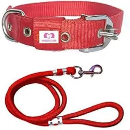 Dog Neck Collar Belts and Rope Set Waterproof For All Dog & Cat Collar & Leash-7