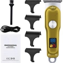singh Hair trimmer clipper rechargeable for Men's(gold) Grooming Kit 120 minRuntime 4 Length Settings-image-6