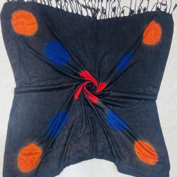 Woven Satin Blend Women Multicolor Stole-image-59