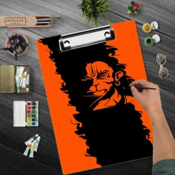Bajrang Bali Digital Reprint Clip Board Exam Pad (14x10 Inches) exam pad-image-83