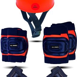 Skating Protection Kit - Helmet + Elbow + Knee + Hand Guard Skating Kit-image-57