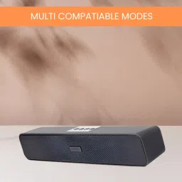 SACRO Bluetooth (PORTABLE HOME TV SOUNDBAR) Dynamic Thunder Sound, 2400mAh BatteryX428 20 W Bluetooth Soundbar-image-65