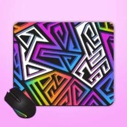 Stubborn Thread Printed Mouse Pad, Non-Slip, Anti-Skid, Splash-Proof, Home & Office ASX691 Non Slip Base Mousepad-picture-0