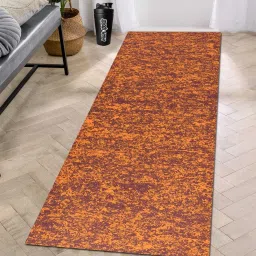 Orange Blue Gesture Reversible Rubber Yoga Mat 4MM Thickness 4 mm Yoga Mat-image-12