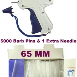 Garment Label Tag Tagging Gun with + 65 mm white 5000 Barbs Pin Taging Gun-27