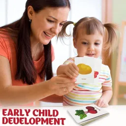 wembley Flash Card Learning And Educational Toy For Kids Vegetables Set of 28 Cards image 4