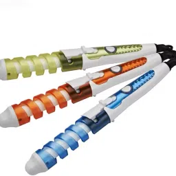 Euclid Portable Hair Salon Spiral Curl Ceramic Curling Iron Electric Hair Curler-image-92