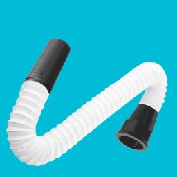 White PVC Water Drain Hose – Sink Outlet Pipe – 1Pc sink pipe set/ sink pipe/ adjustable pipe/ Waste Pipe White for Wash Basin/Sink Hose Pipe-image-73