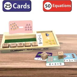 clapjoy Maths game Calculation add, multiply, subtract, divide Learning Toy for kids image 4