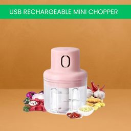 guggu Mini Rechargeable Chopper, Electric Chopper for Onion, Garlic and VegetableB287 Electric Vegetable & Fruit Chopper-picture-26