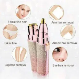 DandT Portable 2 In 1 Flawless Eyebrow Remover and Pain less Hair Remover Cordless Epilator-30