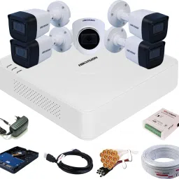 Spotvision Power supply,Hikvision DVR,5MP AUDIO IP67 Outdoor & Indoor Camera,CMB-13 Security Camera-11