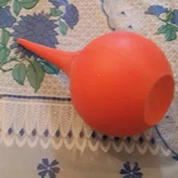 Nose/ear Ulcer syringe suction sucker bulbs || Nasal Aspirator (Red) 50 ML Manual Nasal Aspirator-image-3