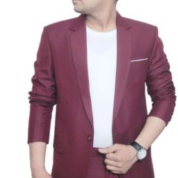 Men Solid Single Breasted Casual, Formal, Party, Festive & Wedding Blazer-image-48